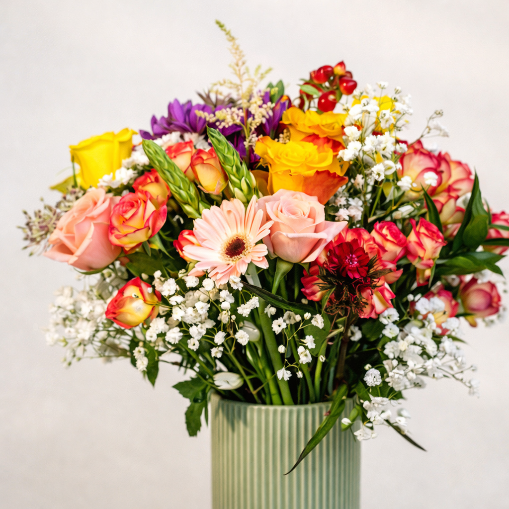 Mazzo di fiori misti primavera consegnato a mano – efiori.com