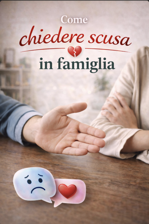 come chiedere scusa in famiglia