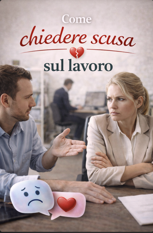 come chiedere scusa sul lavoro