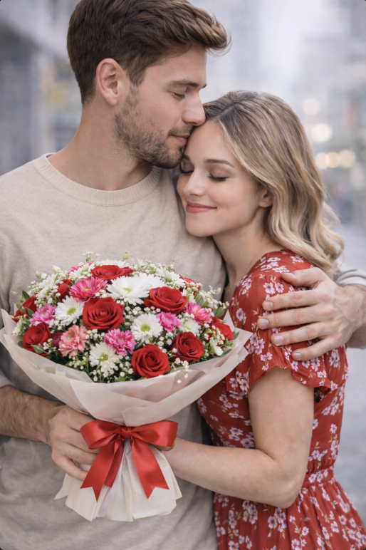 persona che si riconcilia dopo un litigio con un gesto di scuse